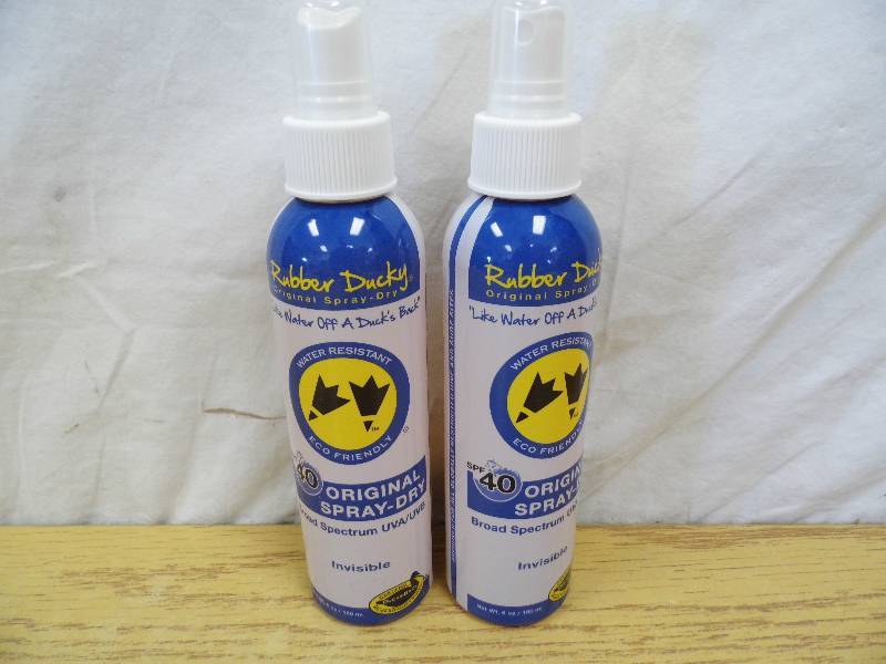 lot 121 image: Lot of 2 Rubber Ducky SPF 44