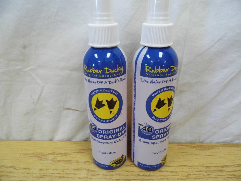 lot 123 image: Lot of 2 Rubber Ducky SPF 44