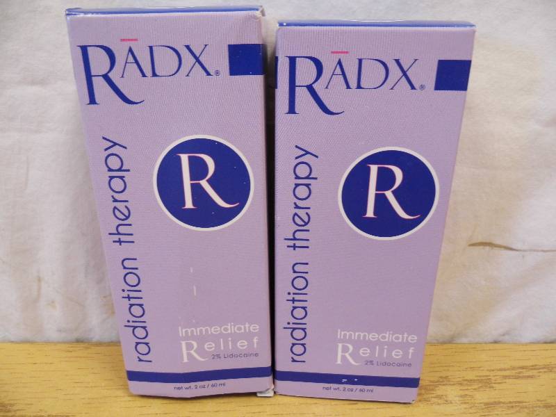 lot 134 image: Lot of 2 Radx Radiation Theraphy Relief