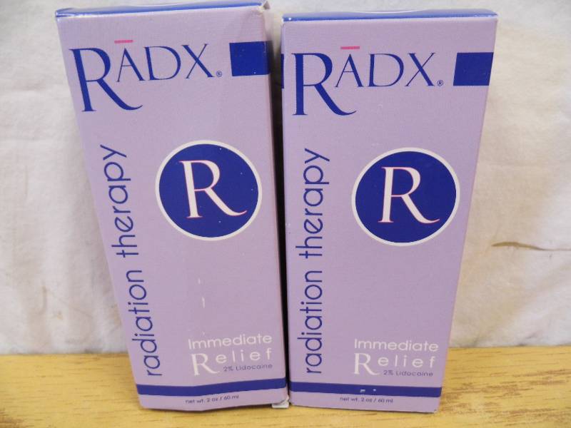 lot 135 image: Lot of 2 Radx Radiation Theraphy Relief
