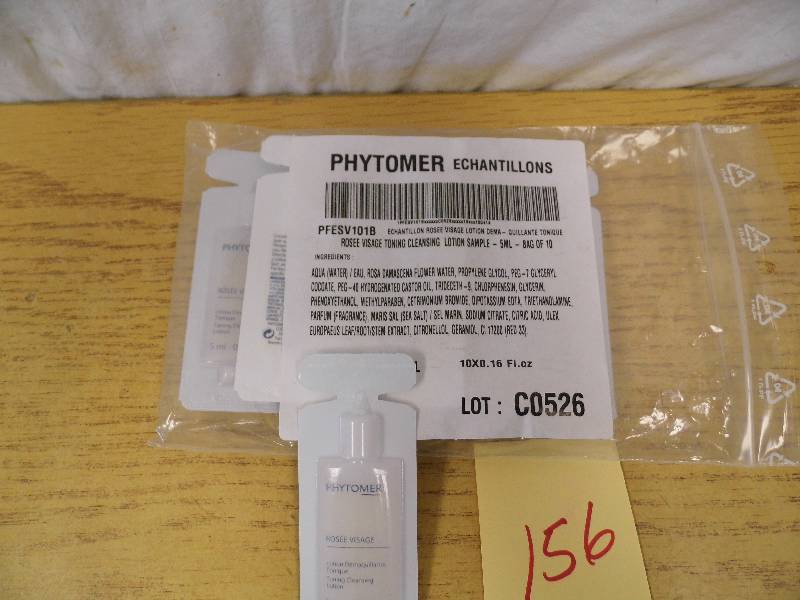 lot 156 image: Lot of 10 Phytomer - Rose Visage Toning Cream