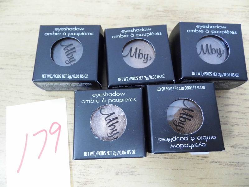 lot 179 image: Lot of 5 MBY Eyeshadow