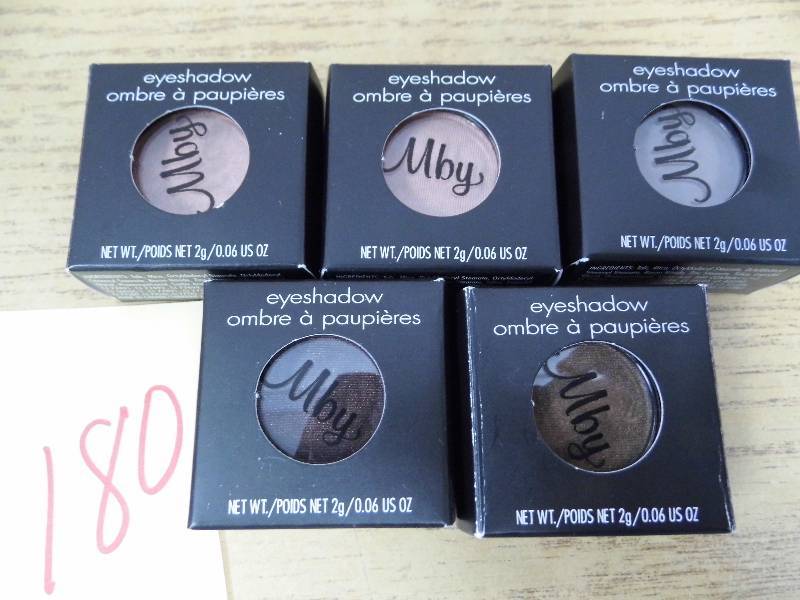 lot 180 image: Lot of 5 MBY Eyeshadow