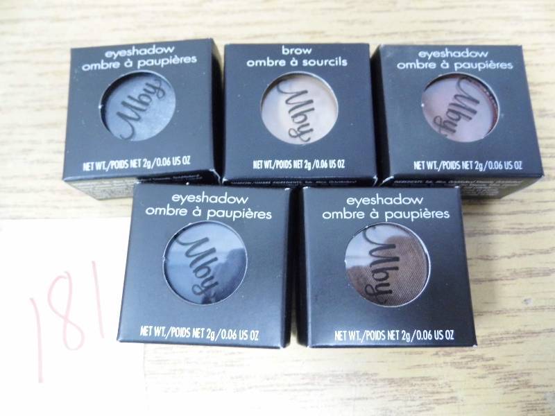 lot 181 image: Lot of 5 MBY Eyeshadow