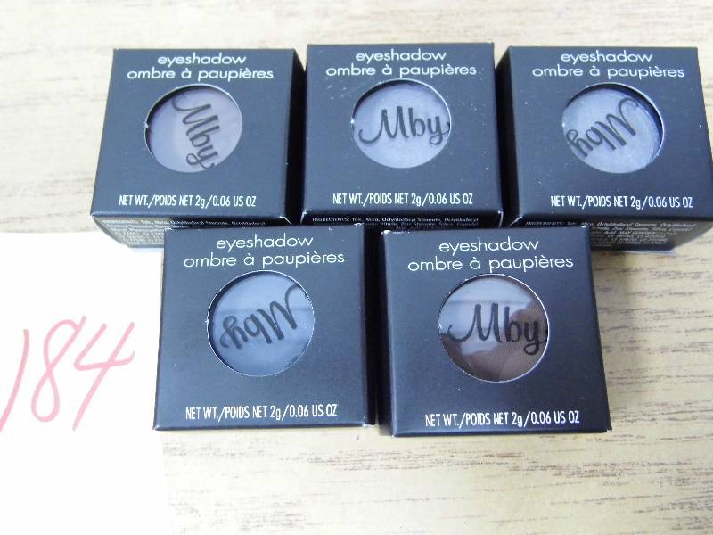 lot 184 image: Lot of 5 MBY Eyeshadow