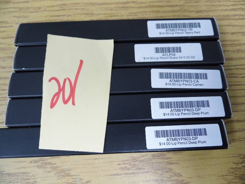 lot 201 image: Lot of 5 MBY Lip Pencils