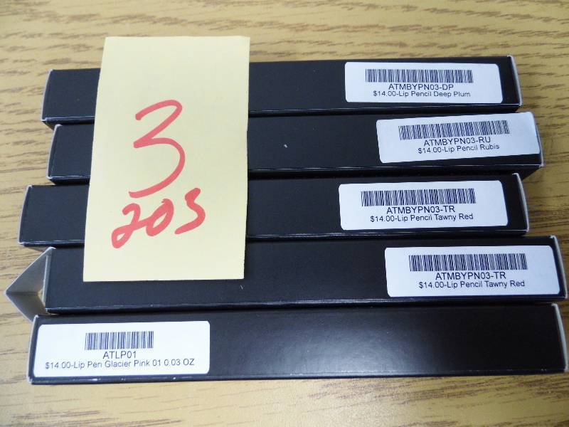 lot 203 image: Lot of 5 MBY Lip Pencils