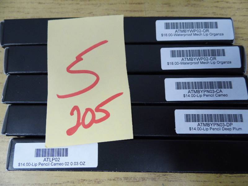 lot 205 image: Lot of 5 MBY Lip Pencils