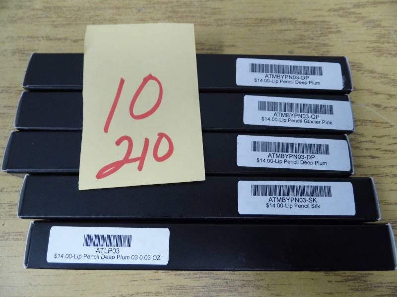 lot 210 image: Lot of 5 MBY Lip Pencils