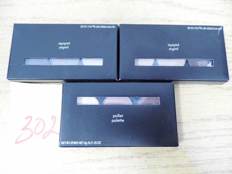 lot 302 image: Lot of 3 Pallet Eye Shadow
