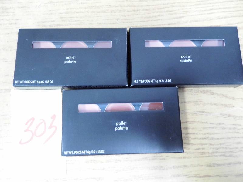 lot 303 image: Lot of 3 Pallet  Lipstick