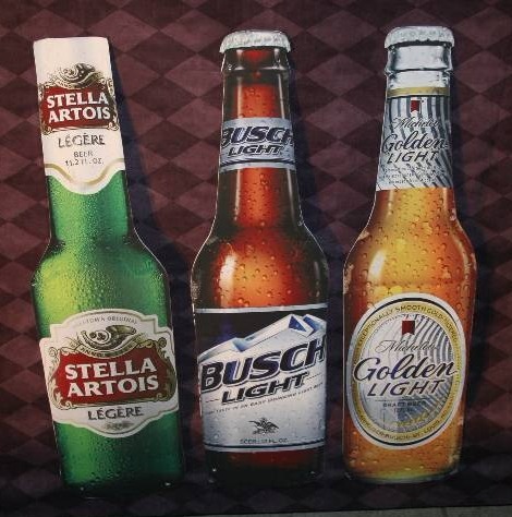 lot 7 image: Beer Bottle Cutouts