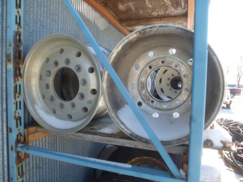 lot 134 image: Alcoa Aluminum Truck Rims