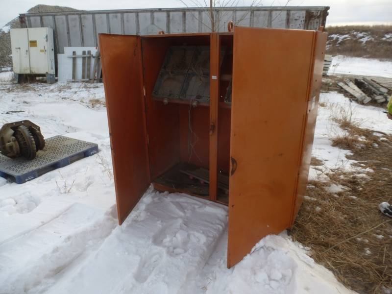 lot 56 image: Orange Electrical Box