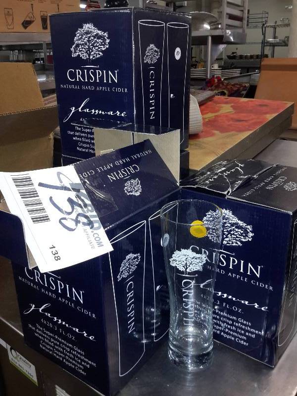 lot 138 image: 15, Crispin, Hard Apple Cider, 20.3 oz