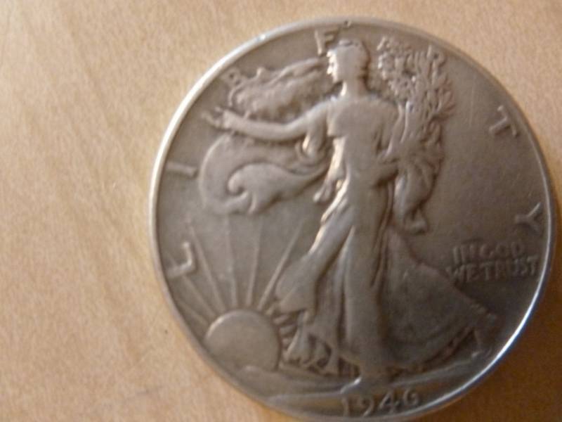lot 13 image: Walking Liberty Silver Half Dollar