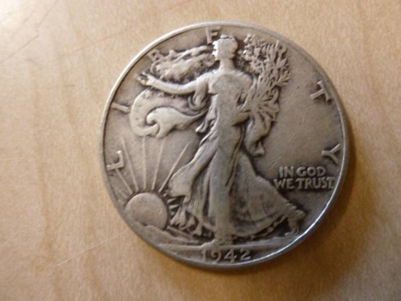 lot 15 image: Walking Liberty Silver Half Dollar