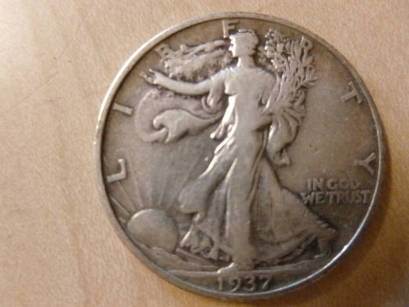 lot 16 image: Walking Liberty Silver Half Dollar