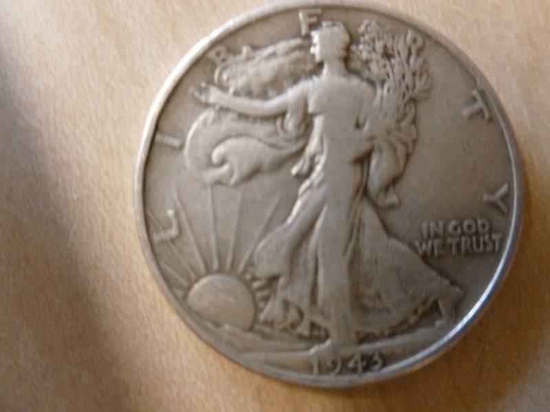 lot 17 image: Walking Liberty Silver Half Dollar