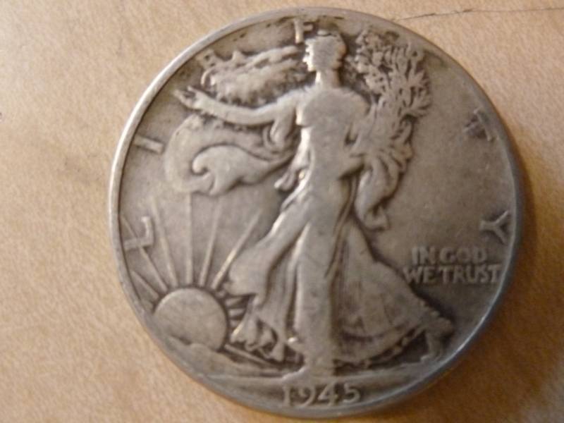 lot 21 image: Walking Liberty Silver Half Dollar