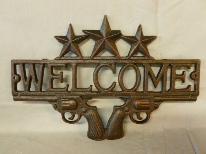 lot 65 image: Cast Iron Sign