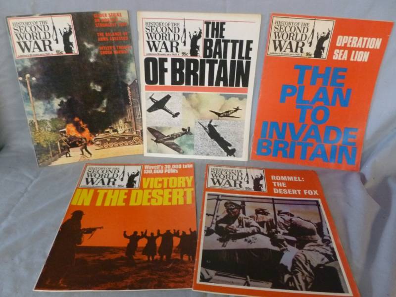 lot 97 image: Vintage Military Magazines