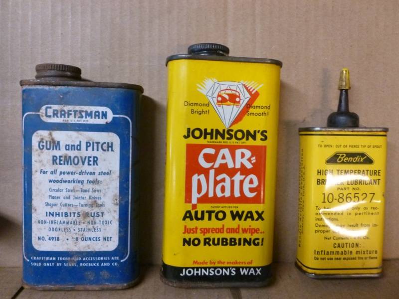 lot 125 image: Vintage Metal Containers