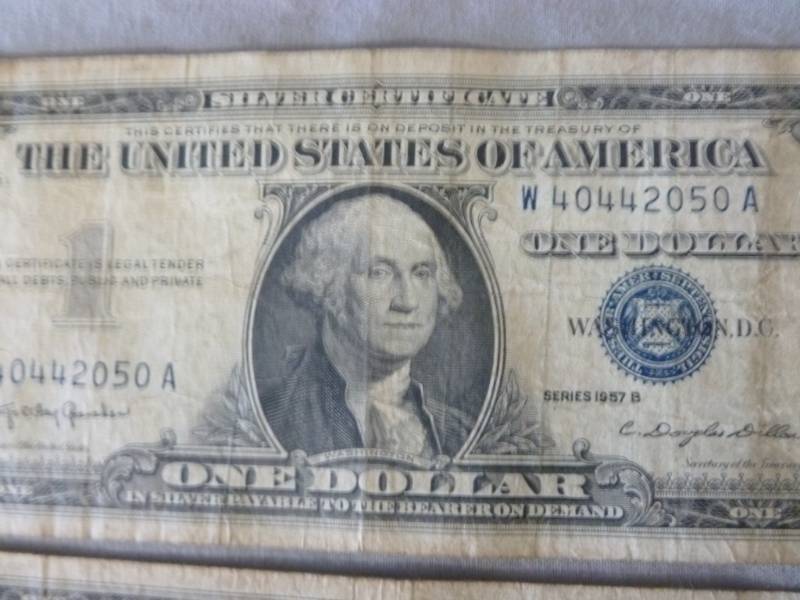 lot 158 image: Silver Certificate