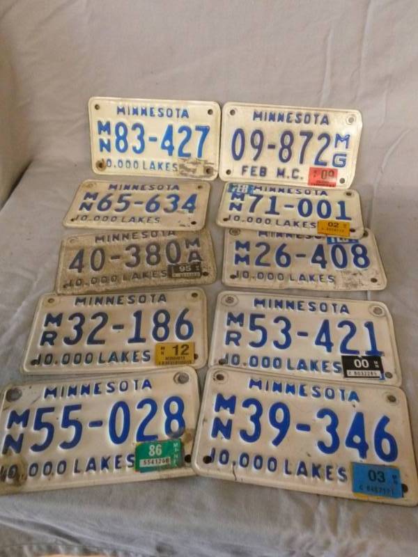 lot 219 image: License Plates