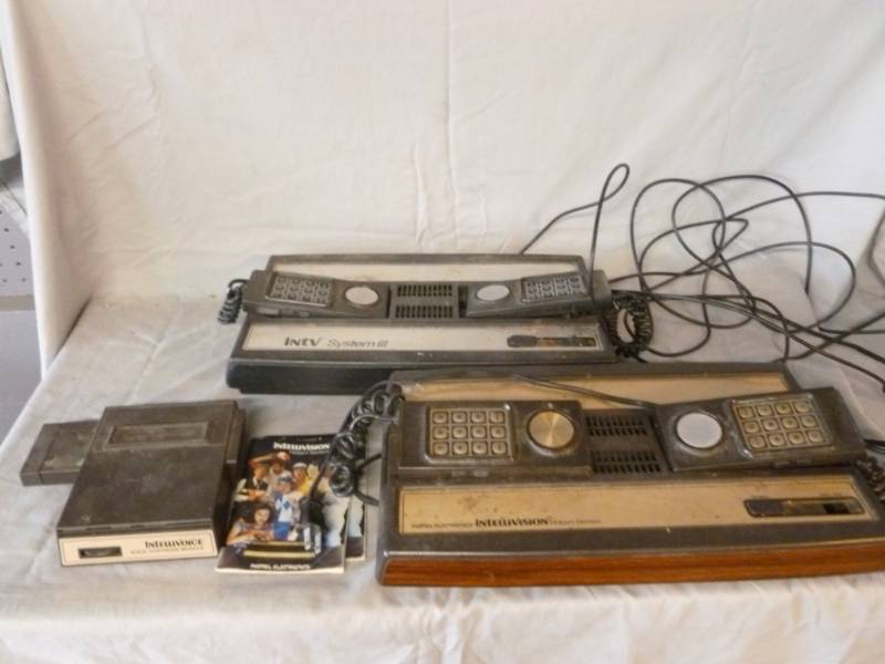 lot 285 image: Vintage Intellivision Game Consoles