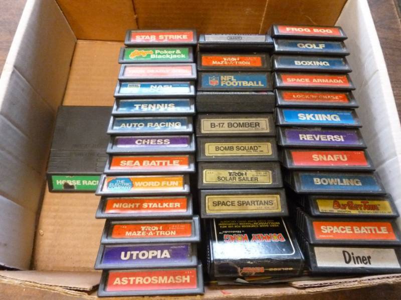 lot 286 image: Vintage Intellivision Games