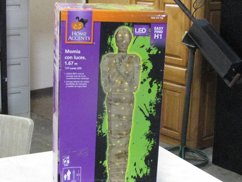 lot 59 image: Lighted Mummy