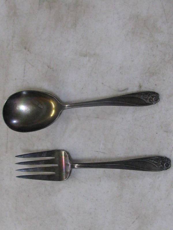 lot 63 image: Rogers Silver Fork & Spoon
