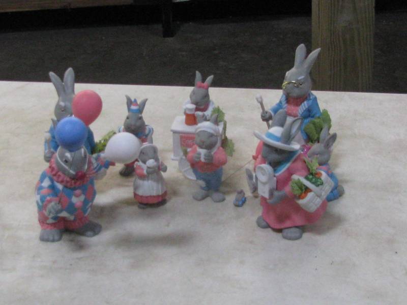 lot 73 image: Dept. 56 Rabbits