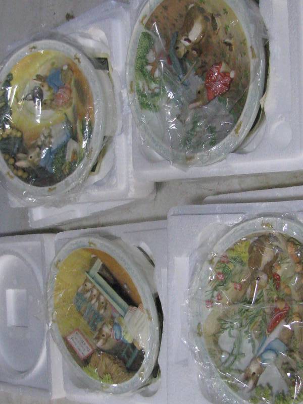 lot 76 image: Bradford Exchange Rabbit Plates