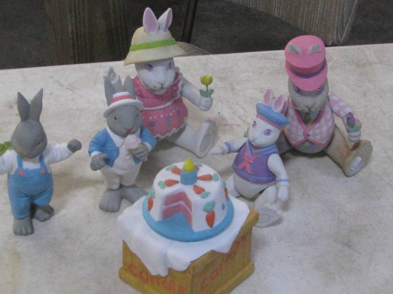 lot 78 image: Dept 56 Rabbits