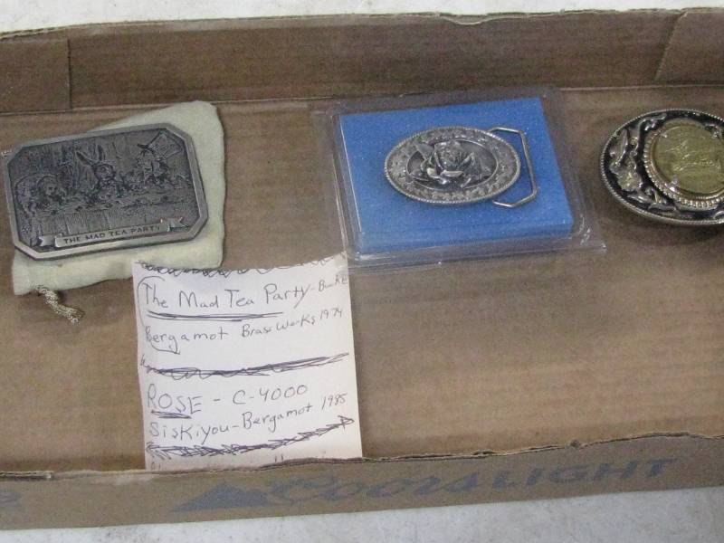 lot 13 image: Belt Buckles