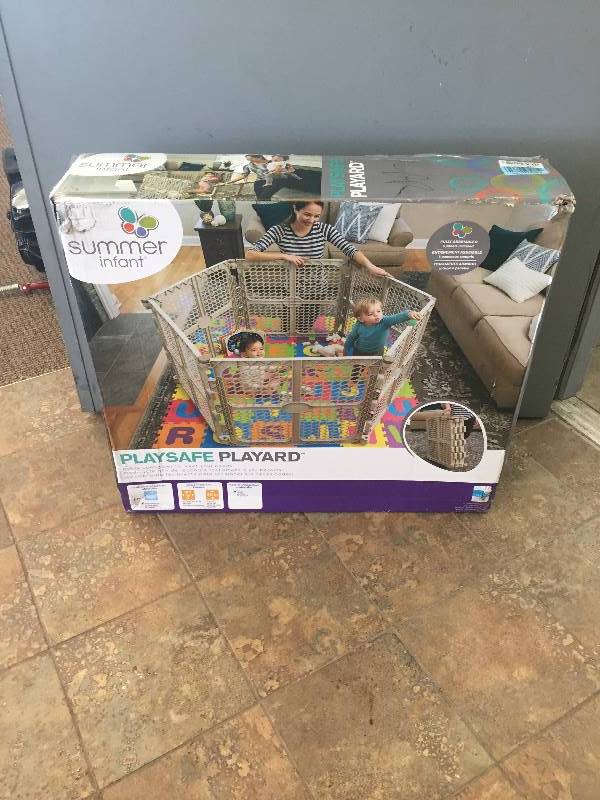 New, In Box Summer Infant 6-Panel PlaySafe Playard