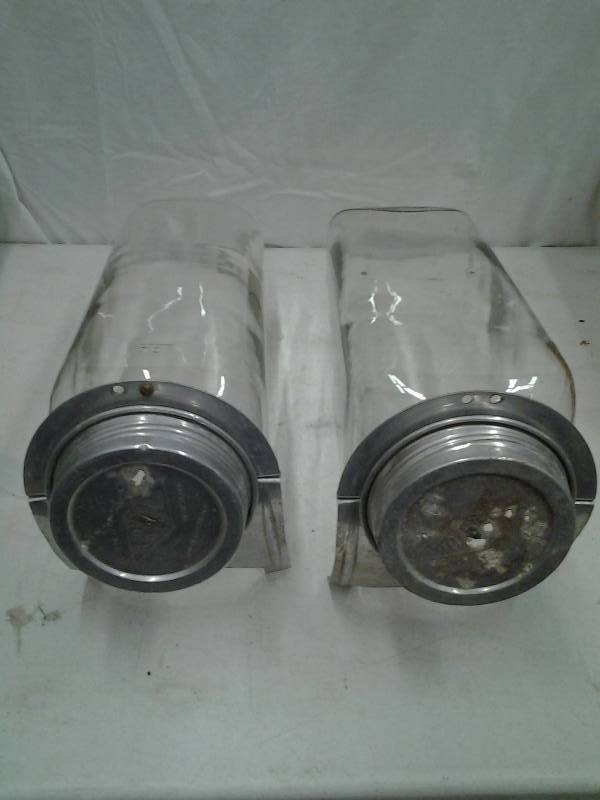 lot 42 image: 2-Vintage Airidor General Store Dry Goods Glass Display Containers (Circa 1917)