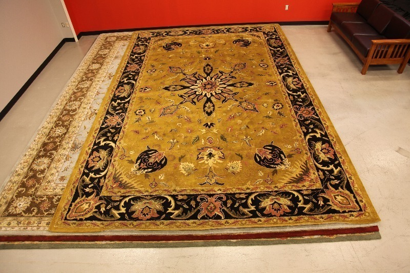 Chamberlain Large Area Rug 12 x 18 Gold