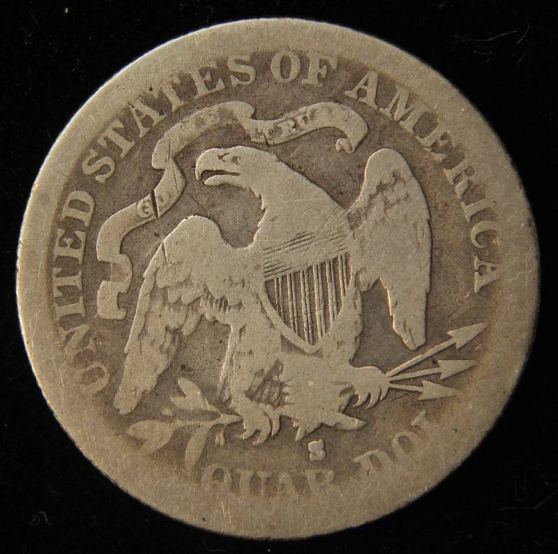 lot 06 image: 1876-S SEATED LIBERTY SILVER QUARTER GOOD