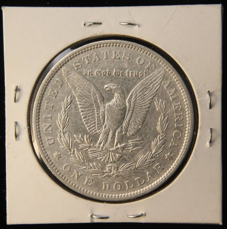 lot 20 image: 1878 MORGAN SILVER DOLLAR AU58