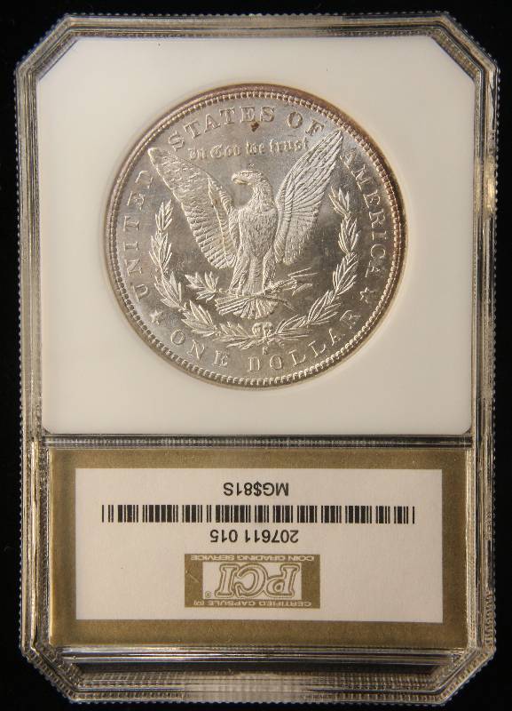 lot 22 image: 1881-S MORGAN SILVER DOLLAR MS64 PCI