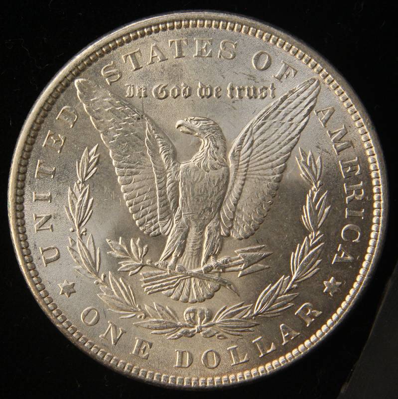 lot 26 image: 1887 MORGAN SILVER DOLLAR BU-UNC