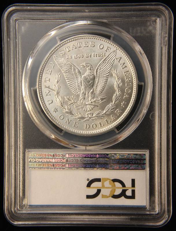 lot 54 image: 1921 MORGAN SILVER DOLLAR MS64 PCGS