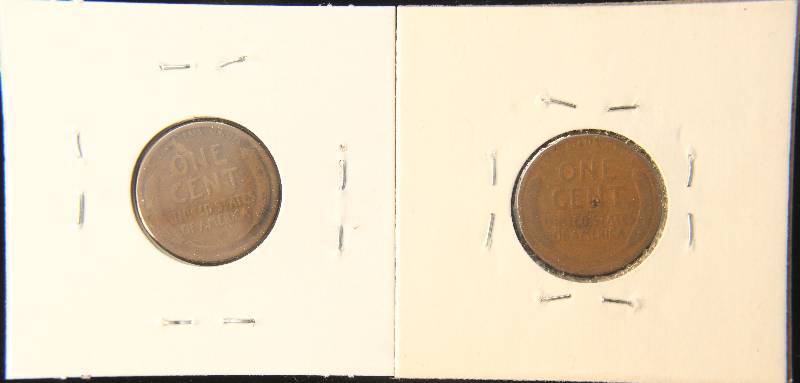 lot 56 image: 1911 & 1911-D WHEAT CENTS