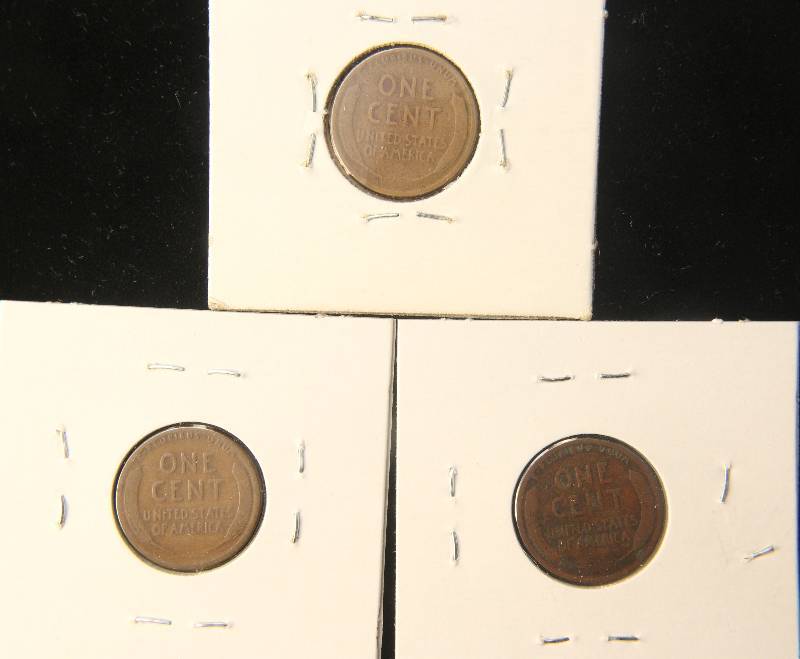 lot 76 image: 1913, 1913-D, 1913-S US WHEAT CENTS