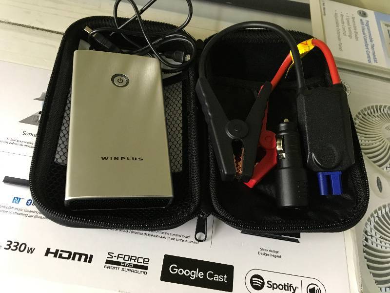 lot 288 image: LITHIUM JUMP STARTER, MSRP $59.99