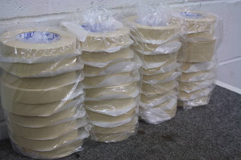 lot 174 image: 36 Rolls of 1 Tan Tape - New