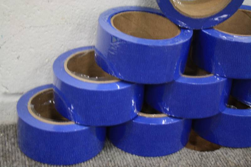 lot 178 image: 10 Rolls Blue 2 Masking Tape - New